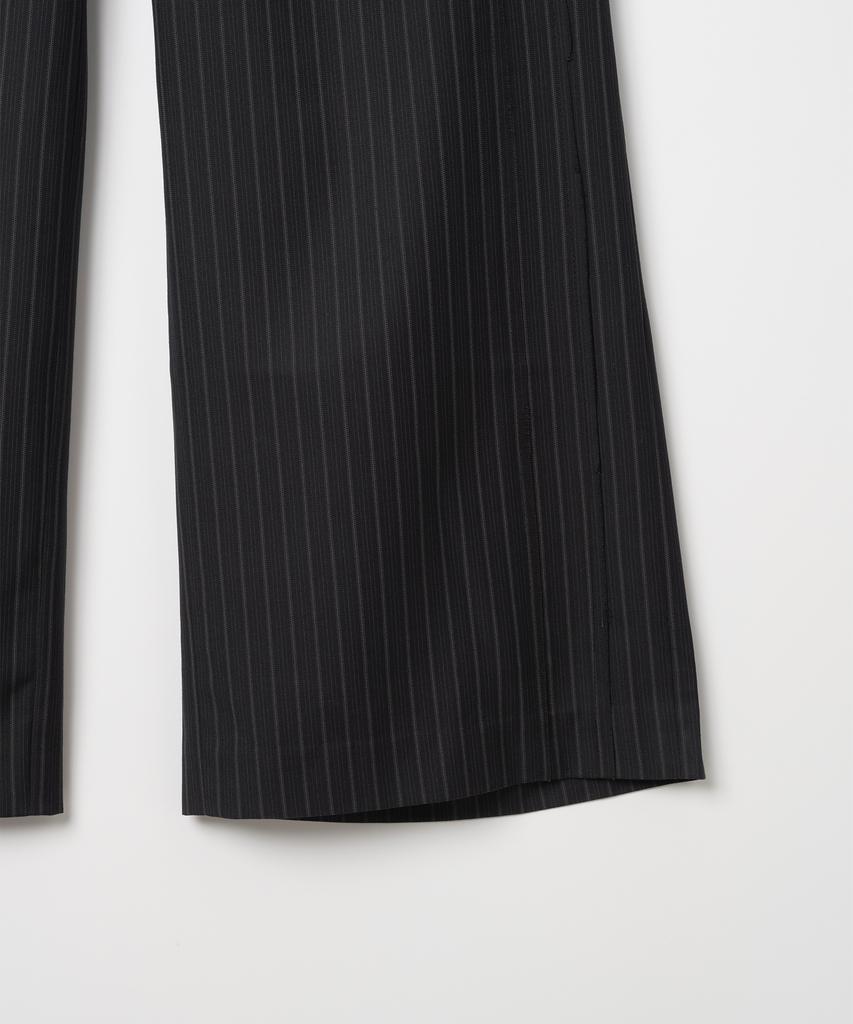 MILLO WOMEN Folding Wide Trousers [Black]