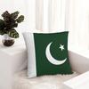 Flagge Pakistans Kissenbezug Beidseitiger Druck Stoff Kissenbezug Dekorative Überwurf-Kissenhülle Sitz Reißverschluss 40*40cm
