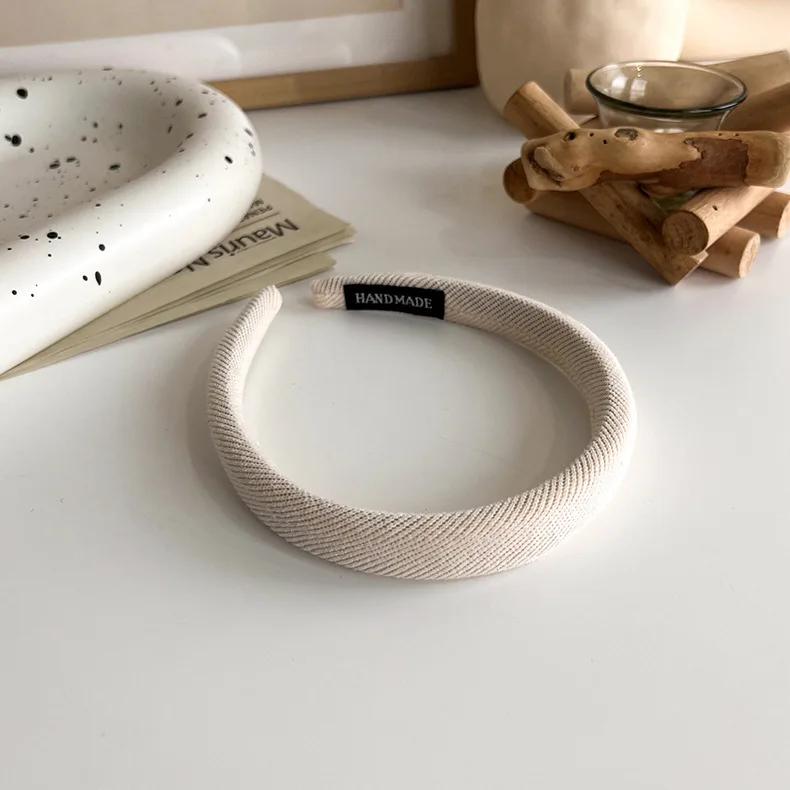 Bonbonfarben Schwamm Stirnband für Damen Mädchen Temperament Haarband Einfacher Süßer Haarreif Mode Vielseitige Haaraccessoires Geschenk