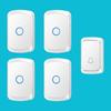 Long-Range Wireless Electronic Doorbell with One-to-Four Caller Capacity, No Wiring Required