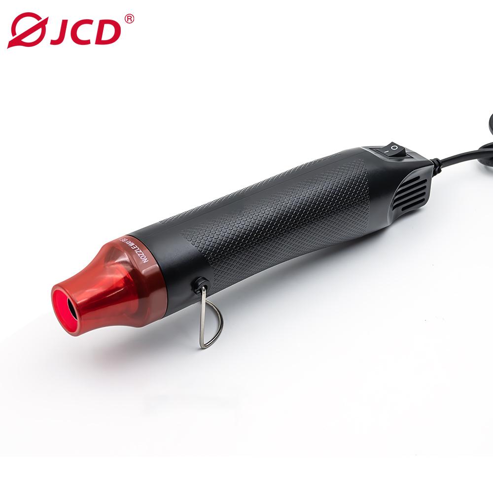 JCD Hot Air Gun DIY Tool Heat Electric Power Tool Mini 300W Soldering Temperature Crafts Blower with Supporting Seat Shrink