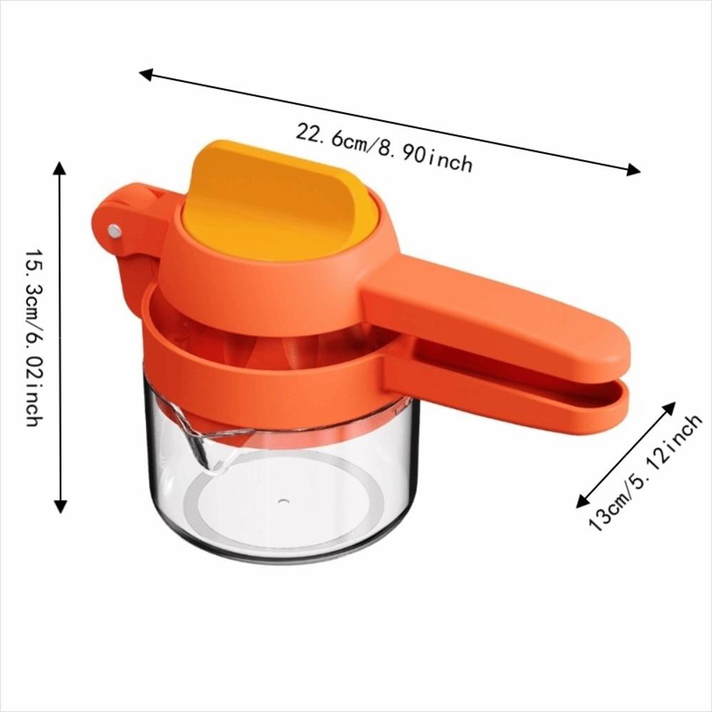 Hand-operated Rotary Manual Lemon Juicer Labor Saving Citrus Presser Portable Orange Squeezer  Home