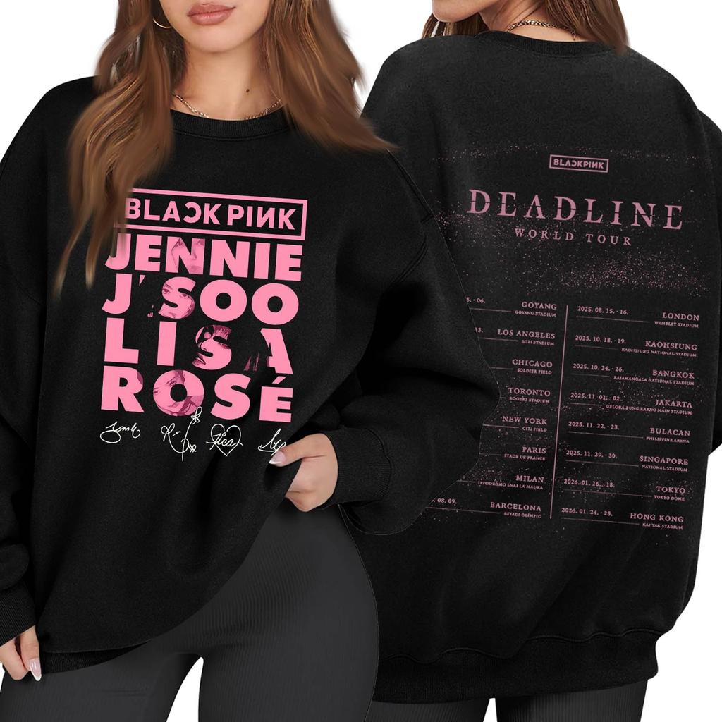 Women's Fashion Long Sleeve Solid Color Round Neck Loose Pullover Sweater Top