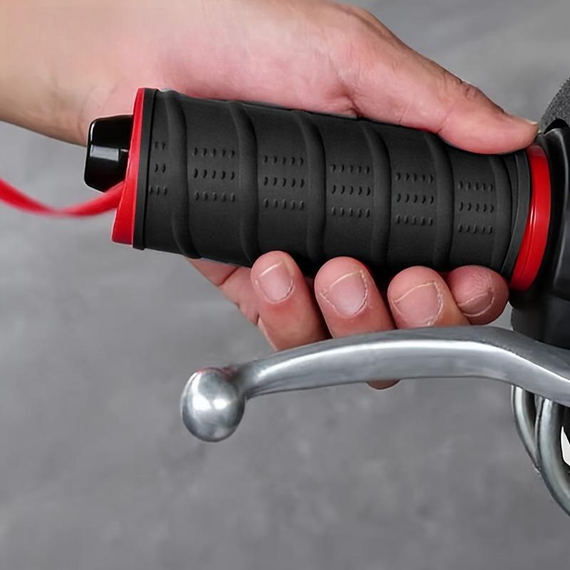 1Pc Anti‑Slip Silicone Motorcycle Bicycle Handlebar Cover, Shock‑Absorbing Durable Handle Protective Wrap