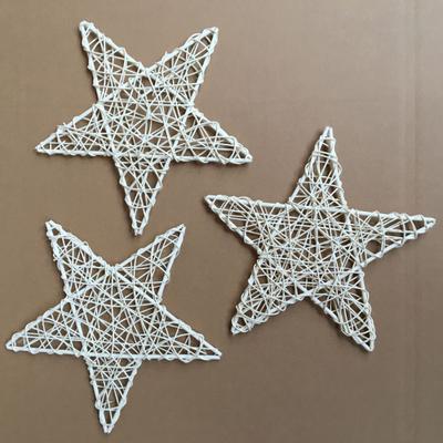 Rattan Vine DIY Star Wreath Garland Party Christmas Tree Window Decor Ornament