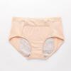 6 ks/Sada Dámské Menstruační Kalhotky Střední Pas Pohodlné Mají kapsu Kalhotky Šortky na Menstruaci L-4XL