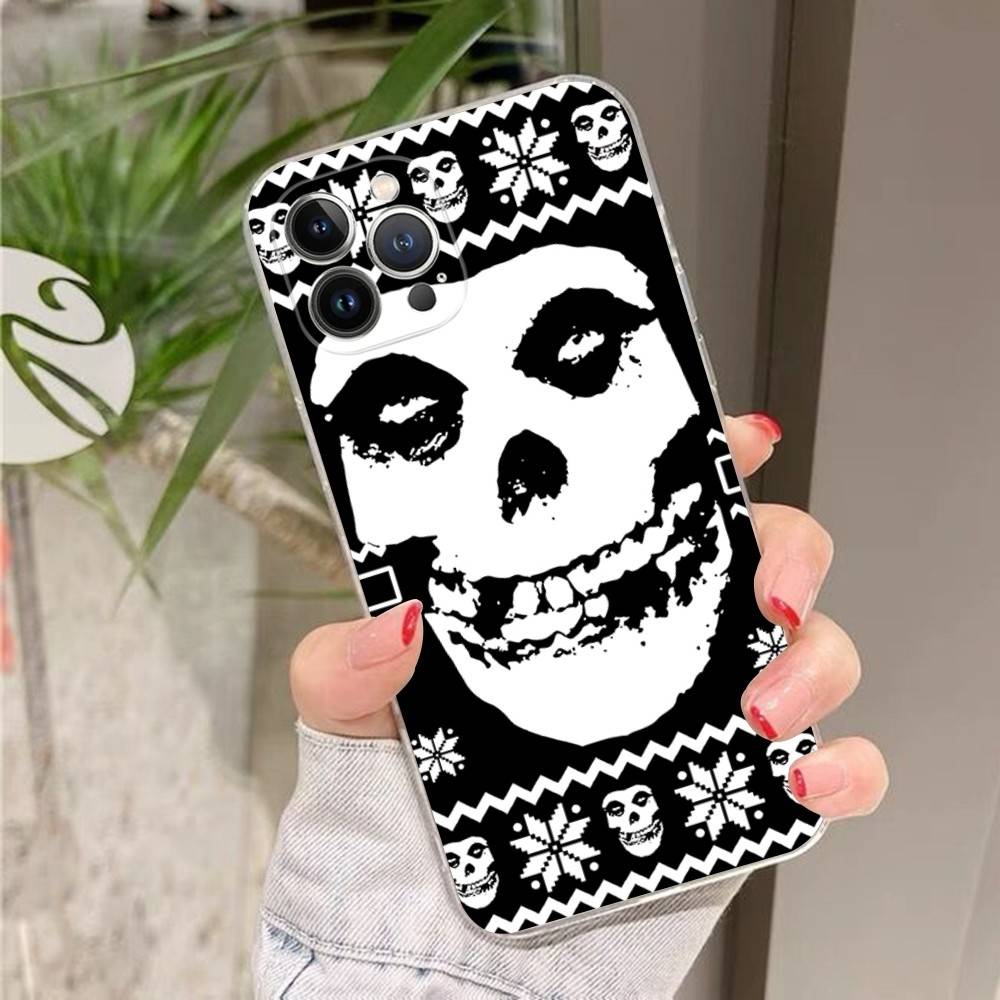 The Misfits Glenn Danzig For IPhone 17 16 15 11 12 13 14 Pro Max Soft TPU Silicone Back Cover Clear Case