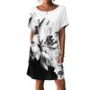 Women's Dresses T-Shirt Dresses With Pockets Solid Color Casual Beach Dresses