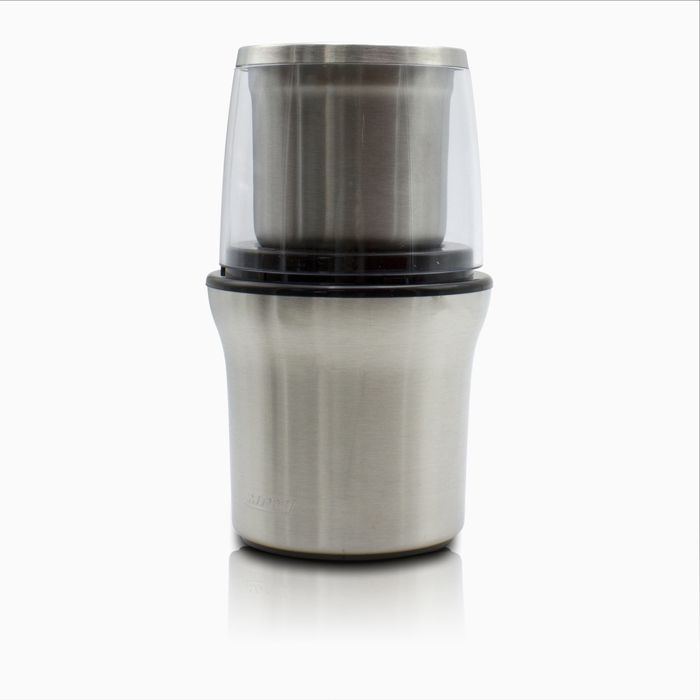 Petit Moulin À Café Électrique+moulin À Usages Multiples Graines Et Noix D'épice MPM MMK-06M 200W Argent 11956