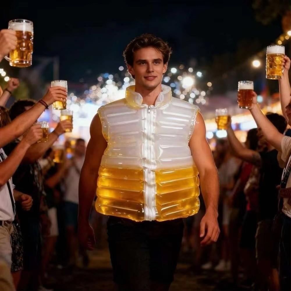 Portable Beer-Filled Jacket Leak-proof Refillable Beverage Jacket Hilarious Cooler Vest Pools