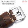 Handmade Stitching Cowhide Watch Strap Vintage Business Watchband 18mm 20mm 22mm 24mm 26mm Soft Leather Strap Men's Bracelet