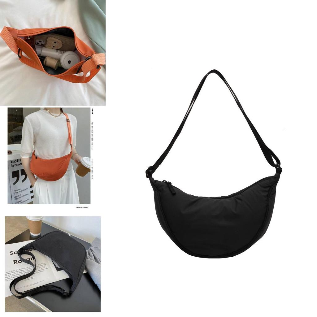 Fashionable Nylon Crossbody Bag For Women Trendy Dumpling Style Lightweight And Compact
