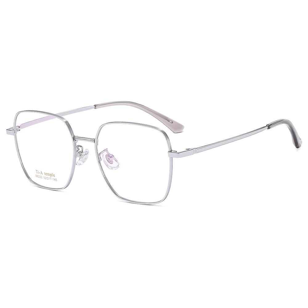 

2024 Men s & Women s Half-Titanium Anti-Blue Light Myopia Eyeglass Frames