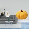 Elegant Swan Couple Figurines And Halloween Pumpkin Pillows Decorative Tabletop Ornaments for
