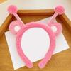 Delicate Plush Bees Antenna Headband Sweet Cosplay Headpieces Fashion Costume Accessory For Various Head Sizes