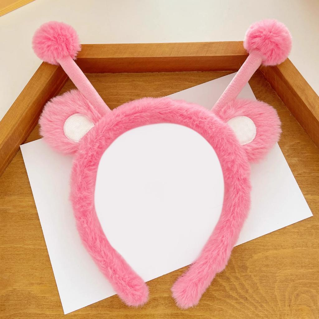 Delicate Plush Bees Antenna Headband Sweet Cosplay Headpieces Fashion Costume Accessory For Various Head Sizes