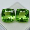 NATURAL Peridot Green Stone 16.00 Ct CERTIFIED Gemstone CUSHION CUT Faceted