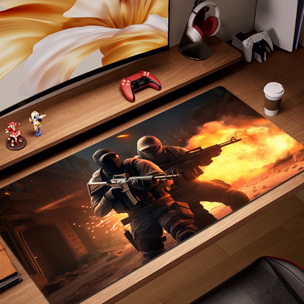 Counter Strike Large Mouse Pad XXL Desk Mat Pc Accessories Gamer Keyboard Mousepad Gaming Extended Table Protector Mice Pads