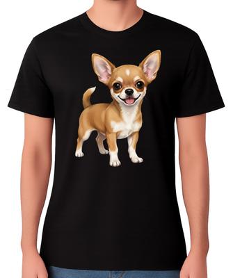 Cute Chihuahua Dog T-Shirt Small Puppy Lover Gift Unisex Tee