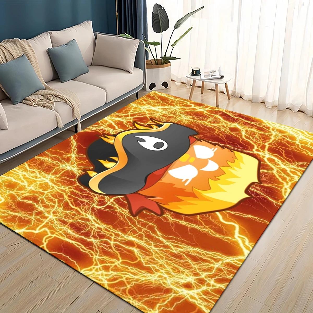 

3D B-Blox Fruit 27 Style New Cartoon Carpet Rug for Living Room Bedroom Home Sofa Decoration,Kids Play Non-slip Floor Mat 40x60cm( 15x23in )