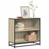 VidaXL Bookcase Sonoma Oak 80.5x35x76 Cm Engineered Wood, Bookcase, Room Divider, Separator, Cabinet of 849105