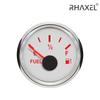 RHAXEL Fuel Level Gauge 0-5V Signal 52mm (2'') with Red Backlight 9-32V for Motorcycle Vessels