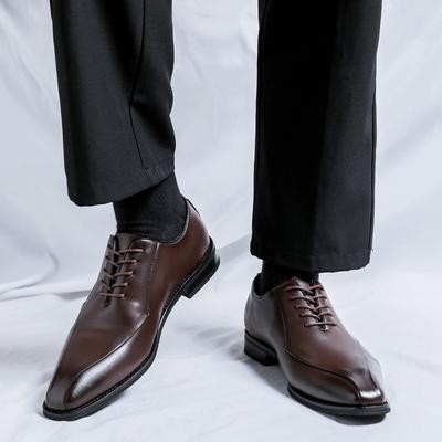 Leather Shoes For Man Platform Genuine Leather Big Size Shoes High Quality Designer Formal Platform Casual Shoes Outdoor