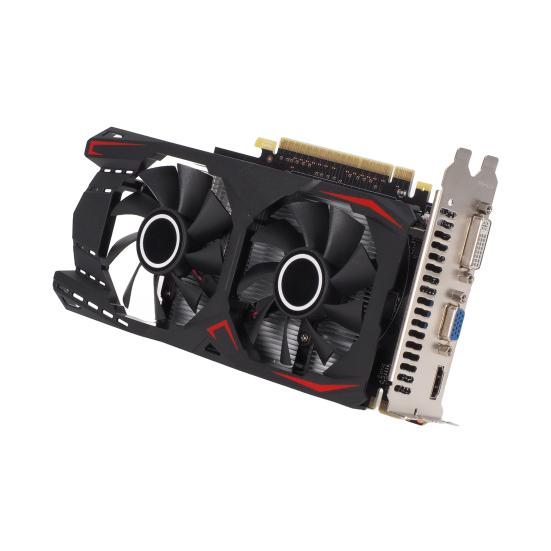 Computer Graphics Card 128-bit Interface 4GB Dual Fan Design PCI-E GDDR5 Universal Low Power