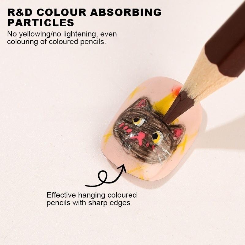 Water Color Pencils Set High-End Professional Nail Art Colored Pencils Gift For Nail Art Enthusiast