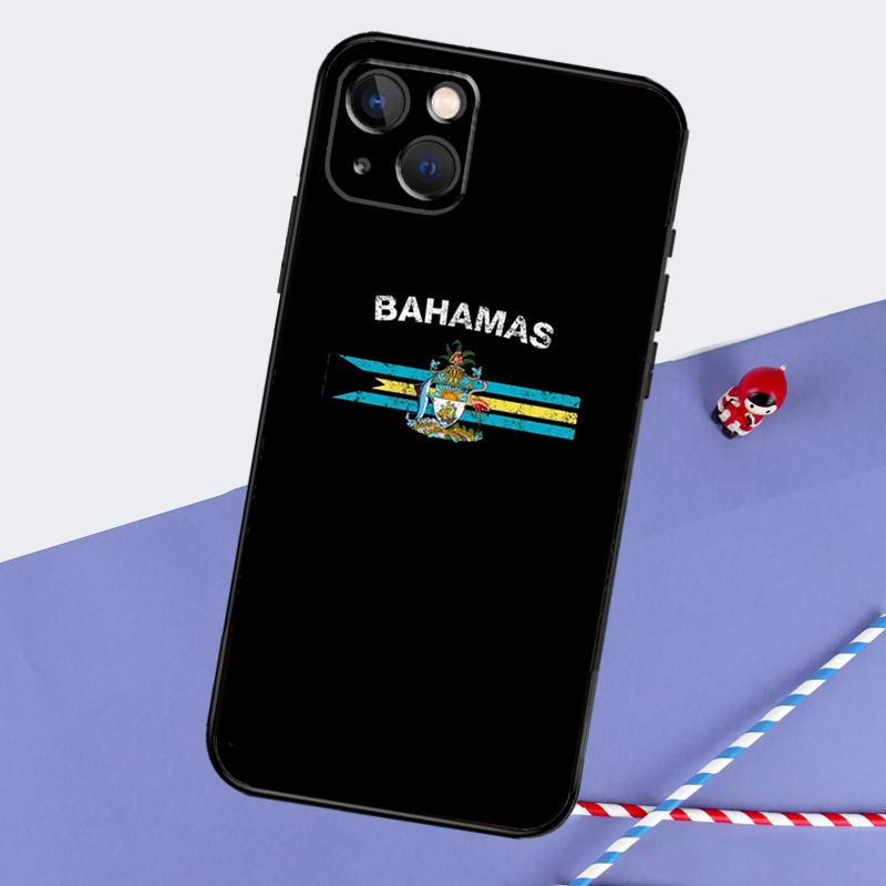 Bahamas Flagge Handyhülle Für iPhone 16 15 Pro Max 12 13 Mini 11 14 Pro Max XR 16 15 Plus 16e Hülle Coque
