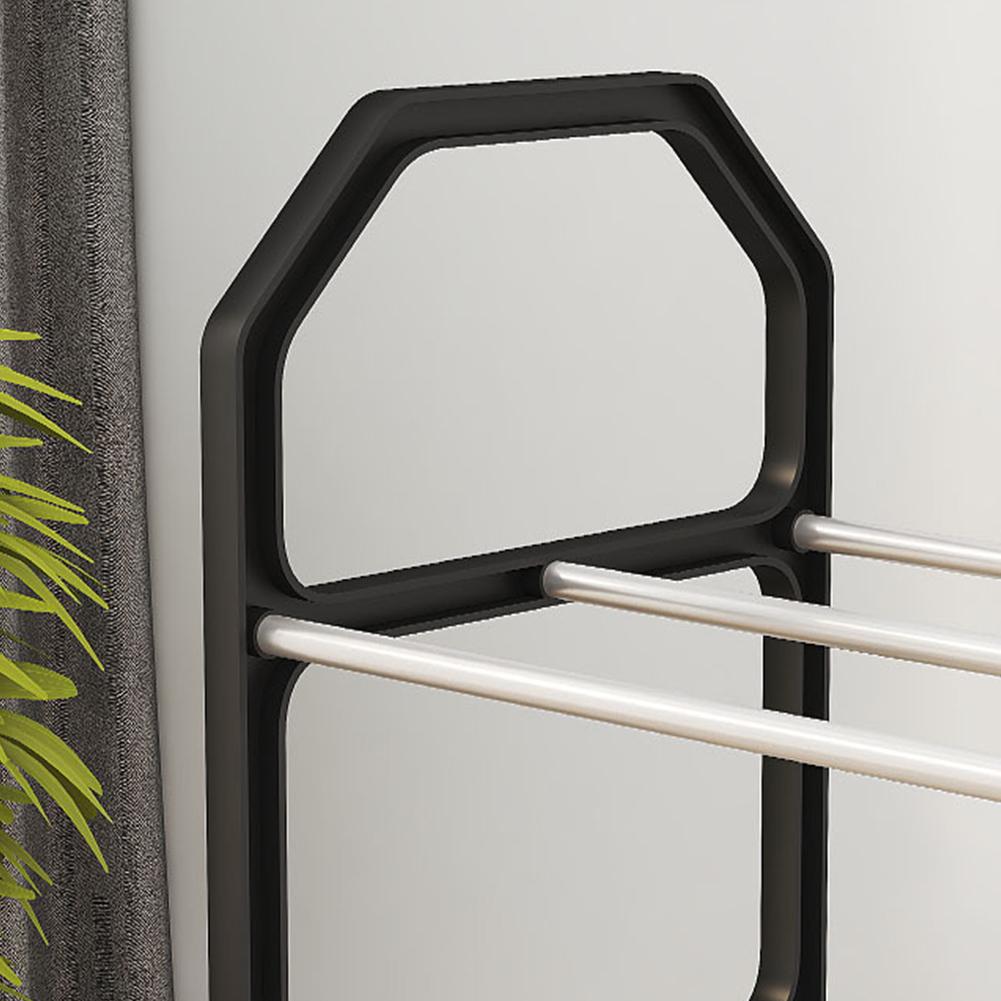 Four Layer Trapezoidal Shoe Rack Multifunctional Easy Assembly Home Dormitory Storage Cabinet for Balcony