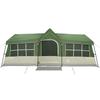 Family Tent with Roof Green and Beige 622 x 295 x 238 cm
