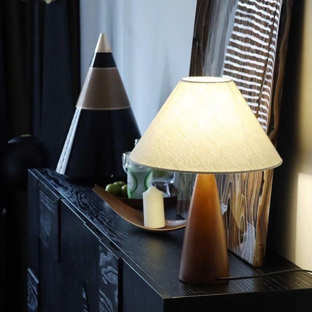 Creative Fabric Lampshade Lamp Modern Desk Lamp Indoor Decor Atmosphere Light  Dining Room