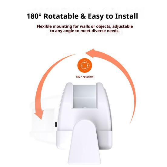 Motion Sensor Doorbell with 90dB Alarm Infrared Welcome Chime for Store Entrance Portable Anti-Theft Alert for Home Business Use