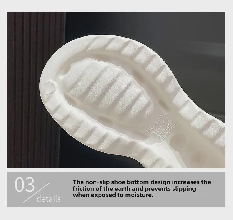 2023 Women's Fashion Thick-Soled Heightening Non-Slip Slippers for Indoor & Outdoor Winter Wear