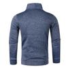 Men's Semi Cardigan Autumn Korean Loose Casual Pullover Jacket Long Sleeved Thin Velvet Sweater