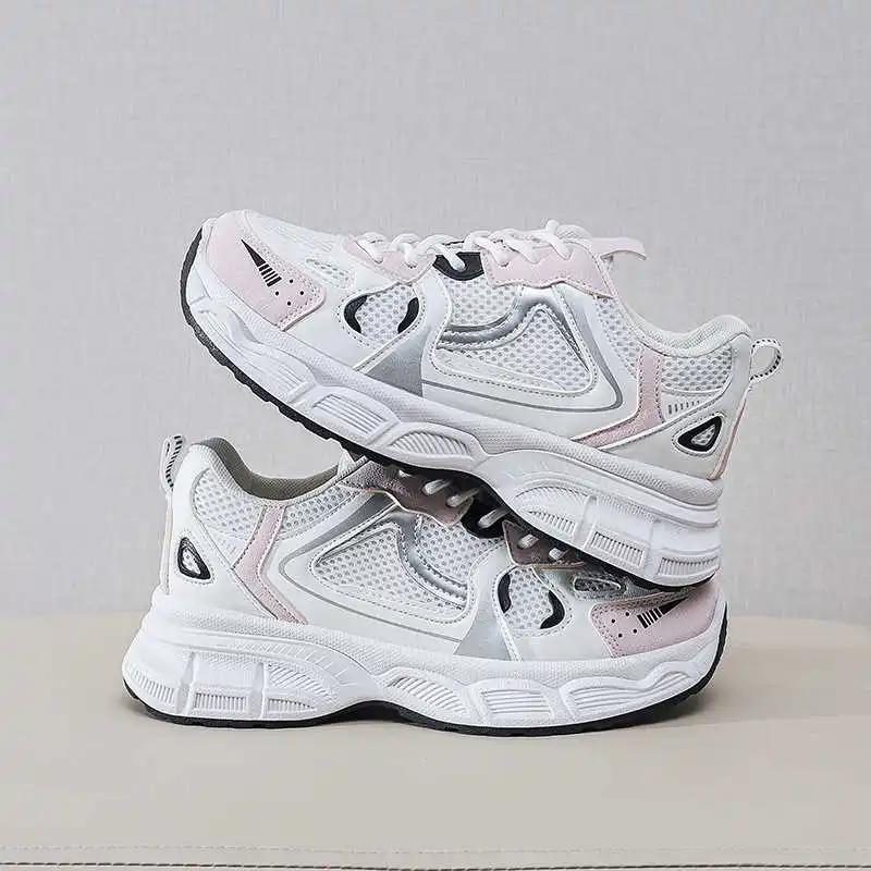 Fashion Normal Leather Big Sole Boot Type Sneakers Low Boots For Women Shoes Large Sizes Sports Trend Lofers College Workout