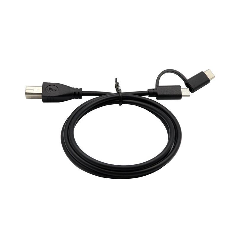2-in-1 USB-C/Micro USB Printer & Electric Piano Cable for Android