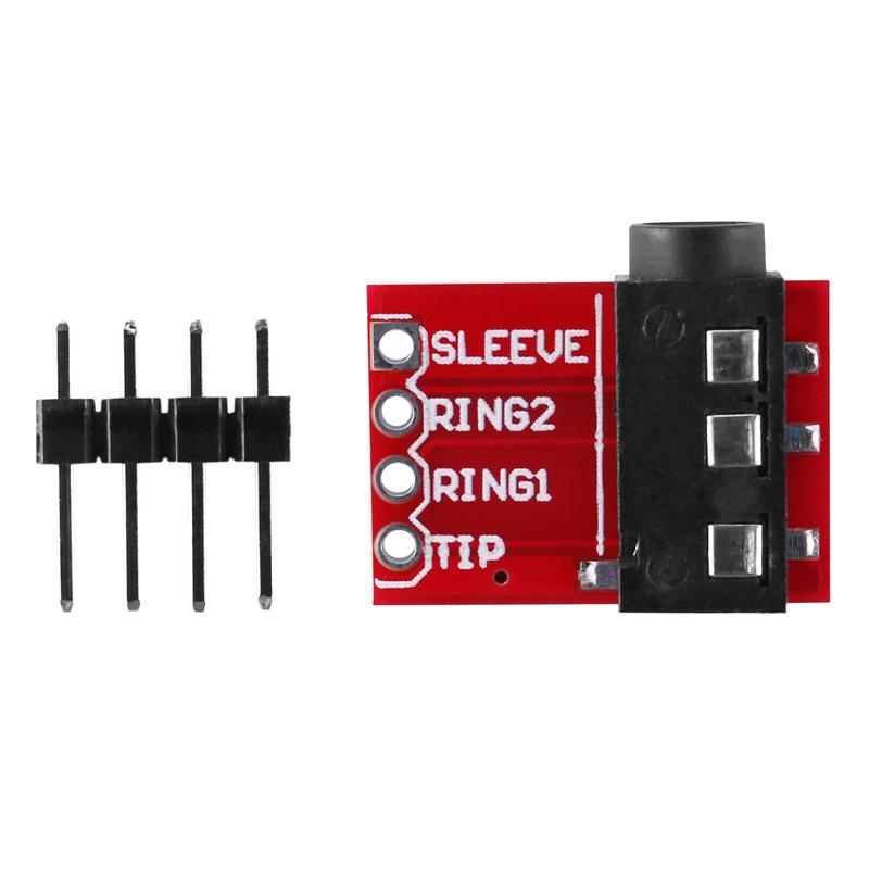 TRRS 3.5Mm Jack Breakout Board Headphone Video Audio MP3 Professional Connector Module