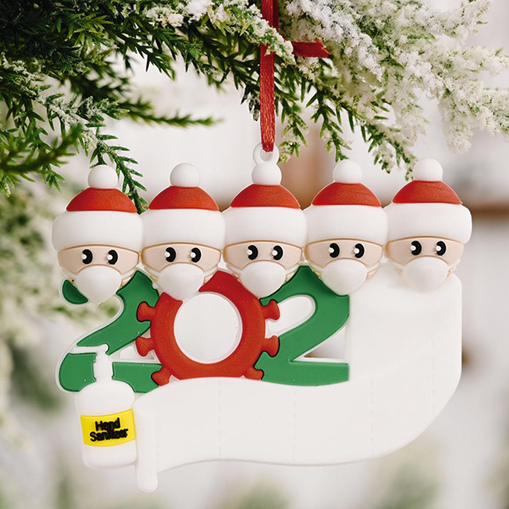 Maske Weihnachten Xmas Toilettenpapier Hängen Ornamente Personalisierte Familie