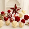 Plastic Painted Ball Christmas Tree Ornament DIY Crafts Pendant Christmas Balls Pendant New Year Gifts Boxes