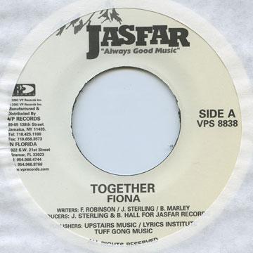 7inch Record FIONA - Together VPS8838 Jasfar US 2003 US Reggae, Ska & Dub