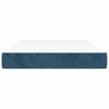 Pocket Spring Mattress Medium Firmness Dark Blue 120 X 210 X 20 Cm Velvet