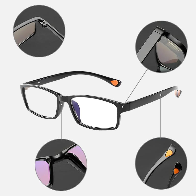 Anti Blue Light Reading Glasses Men Hyperopia Eyeglasses Women Ultralight Prescription Glasses 2Pcs Presbyopic Eyewear 0 To +400