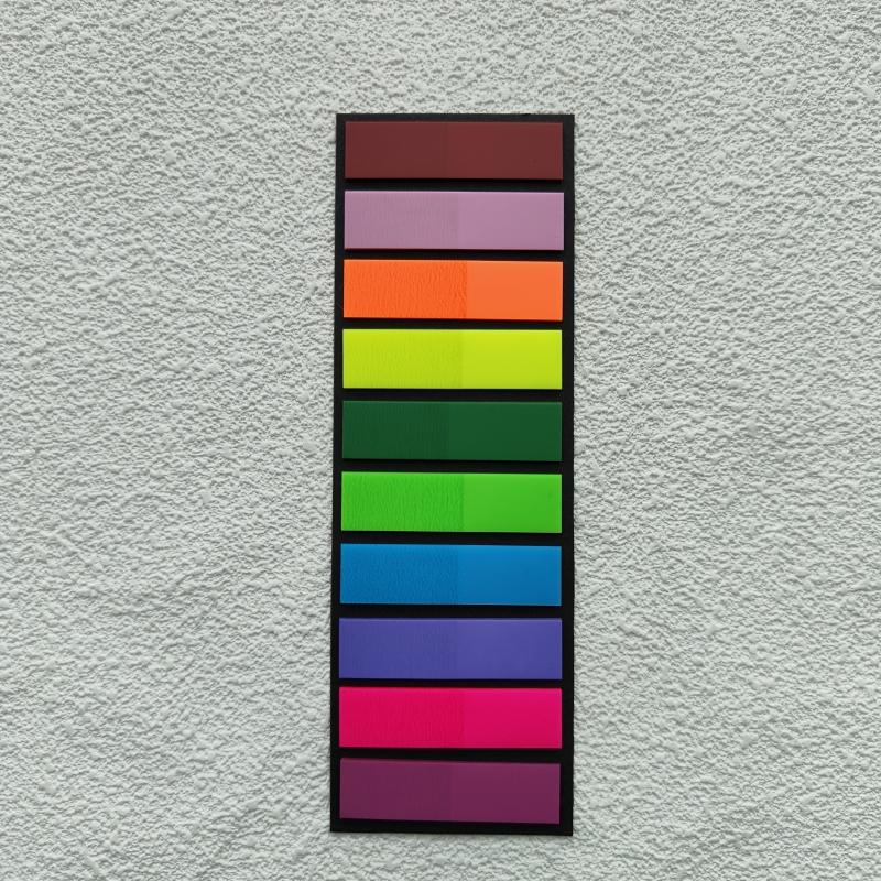 200pcs Self-adhesive Sticky Note Colorful PET Notepad Books Page Marker Label Index Sticker Bookmark Stationery Memo Pad