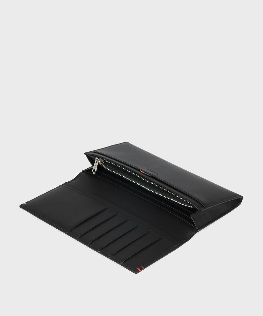 Highlight Stitch Long Wallet