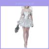 Elegant Women's Devil Zombie Costume For Cosplay Stage Performance And Halloween Events