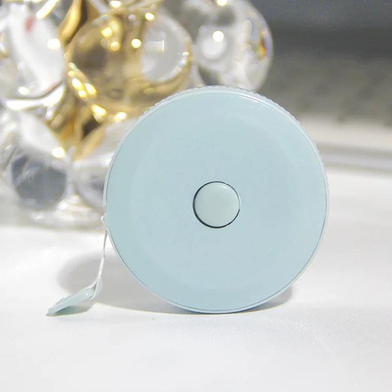 Mini Round Three Circumference Measuring Ruler Self Retracting Tape Measure Double Scale Body Sewing Flexible Measurement Ruler