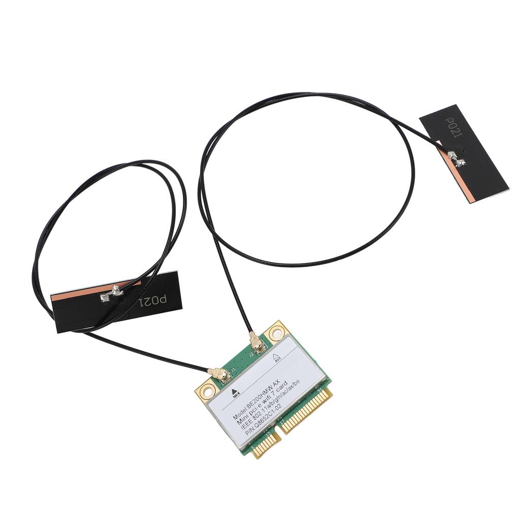 Mini PCI E WiFi 7 Card 8774Mbps 2 Band Gigabit Wireless Network Card BE200HMW para PC