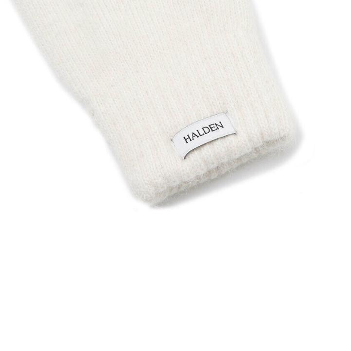 halden wool angora mittens gloves (G010_ivory)